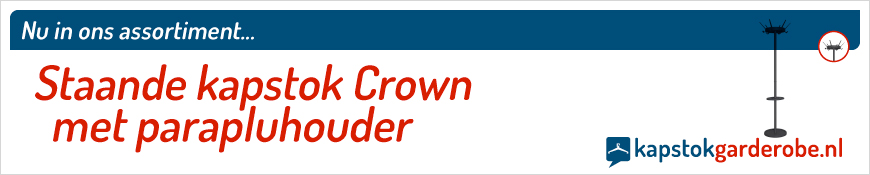 Staande kapstok Crown met parapluhouder kopen